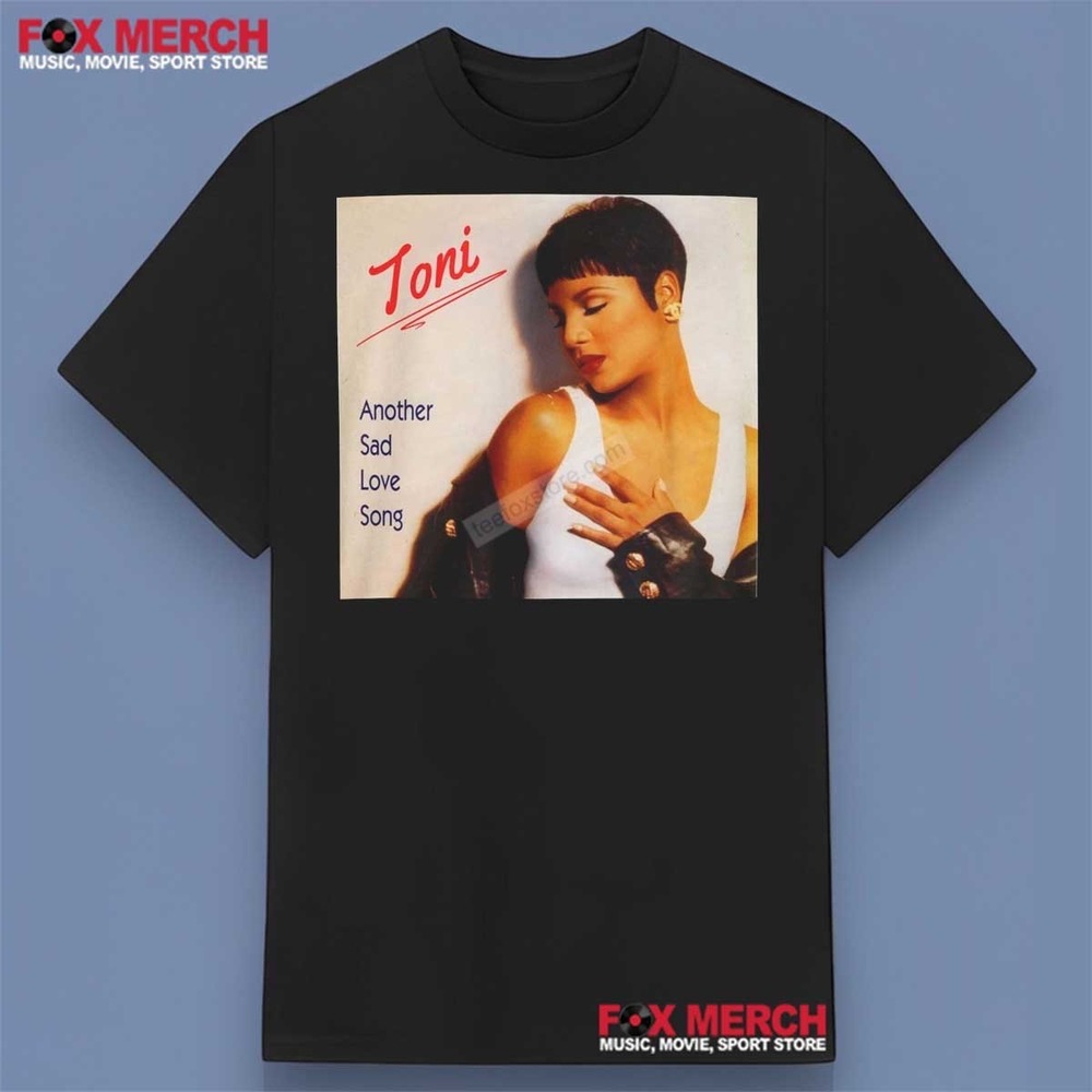 Toni Braxton Another Sad Love Song Graphic Tee Black 90s R&B Music T-Shirt